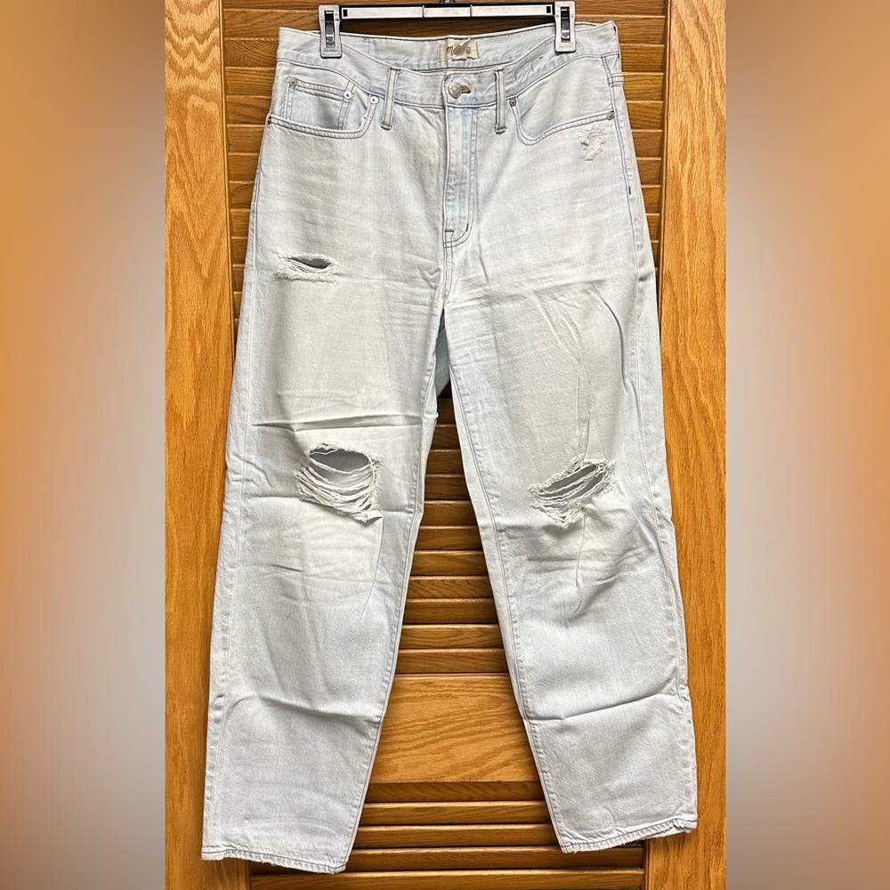 Madewell Light Blue Slouchy Boyjean